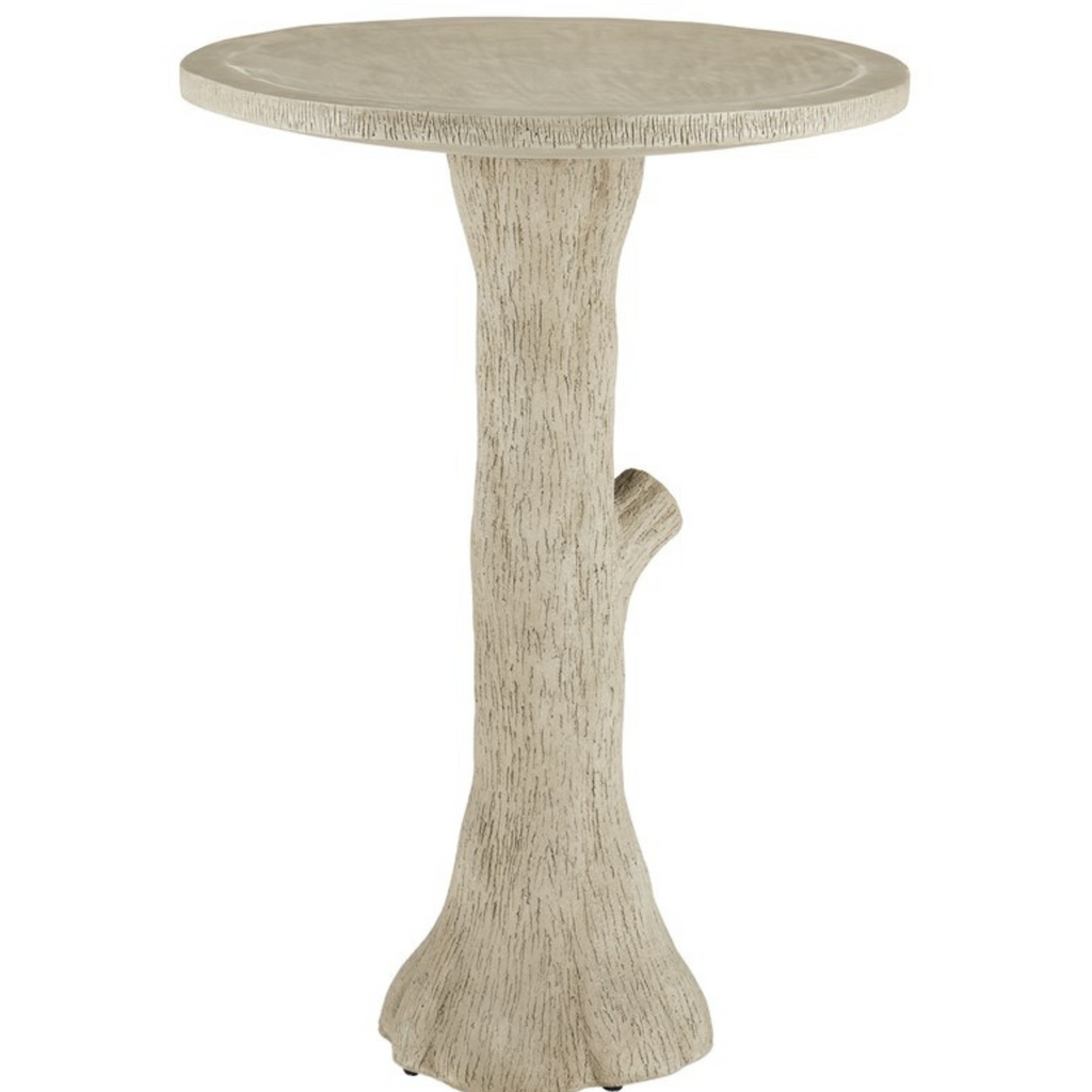 Faux Bois Large Concrete Bird Bath - The Well Appointed House 