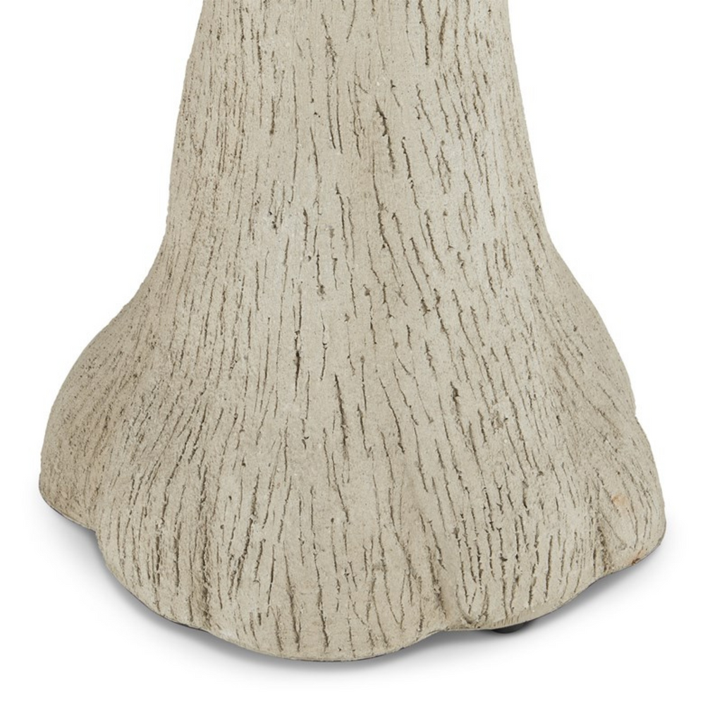 Faux Bois Large Concrete Bird Bath - The Well Appointed House 