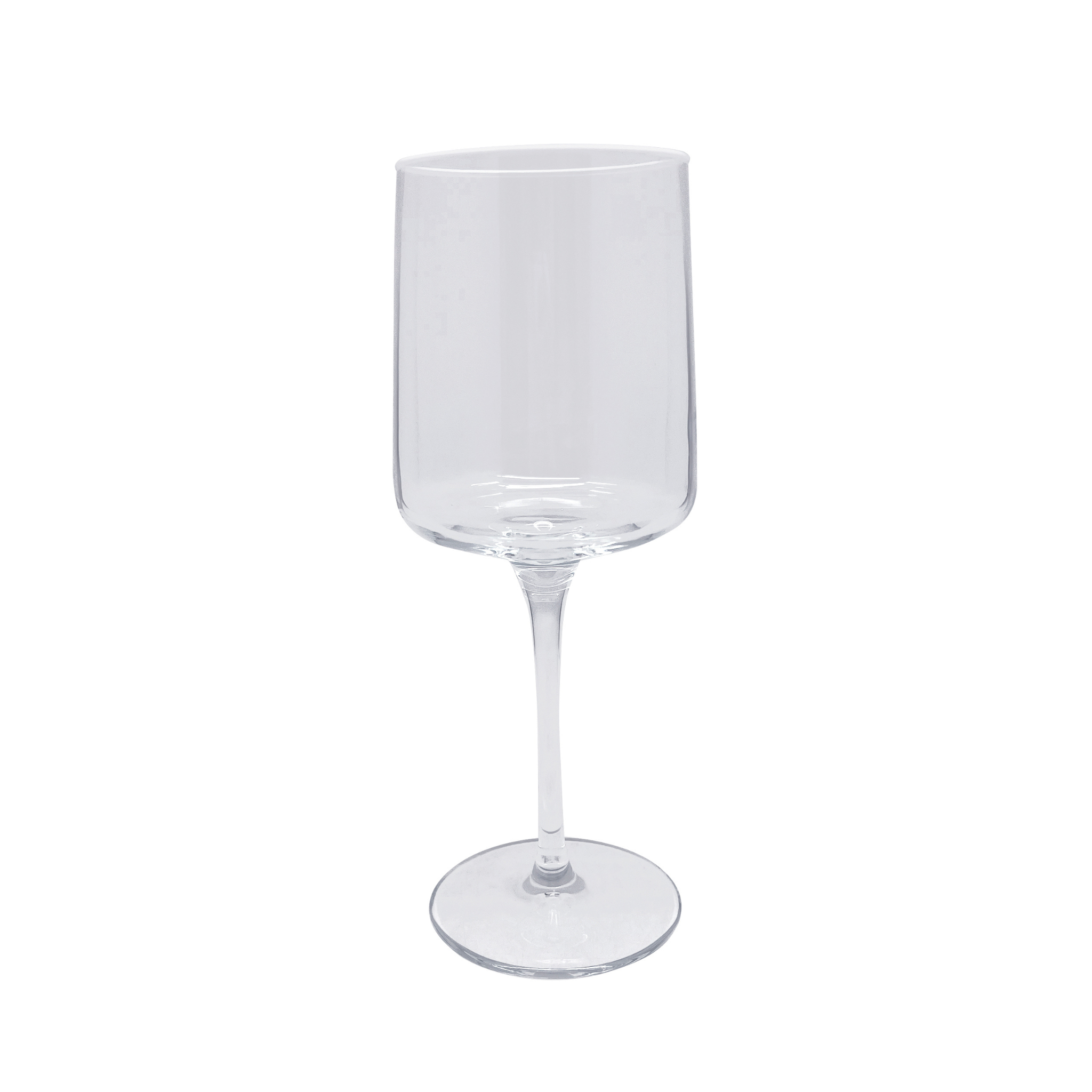 Fine Line Clear with White Rim Wine Glass Set of 4