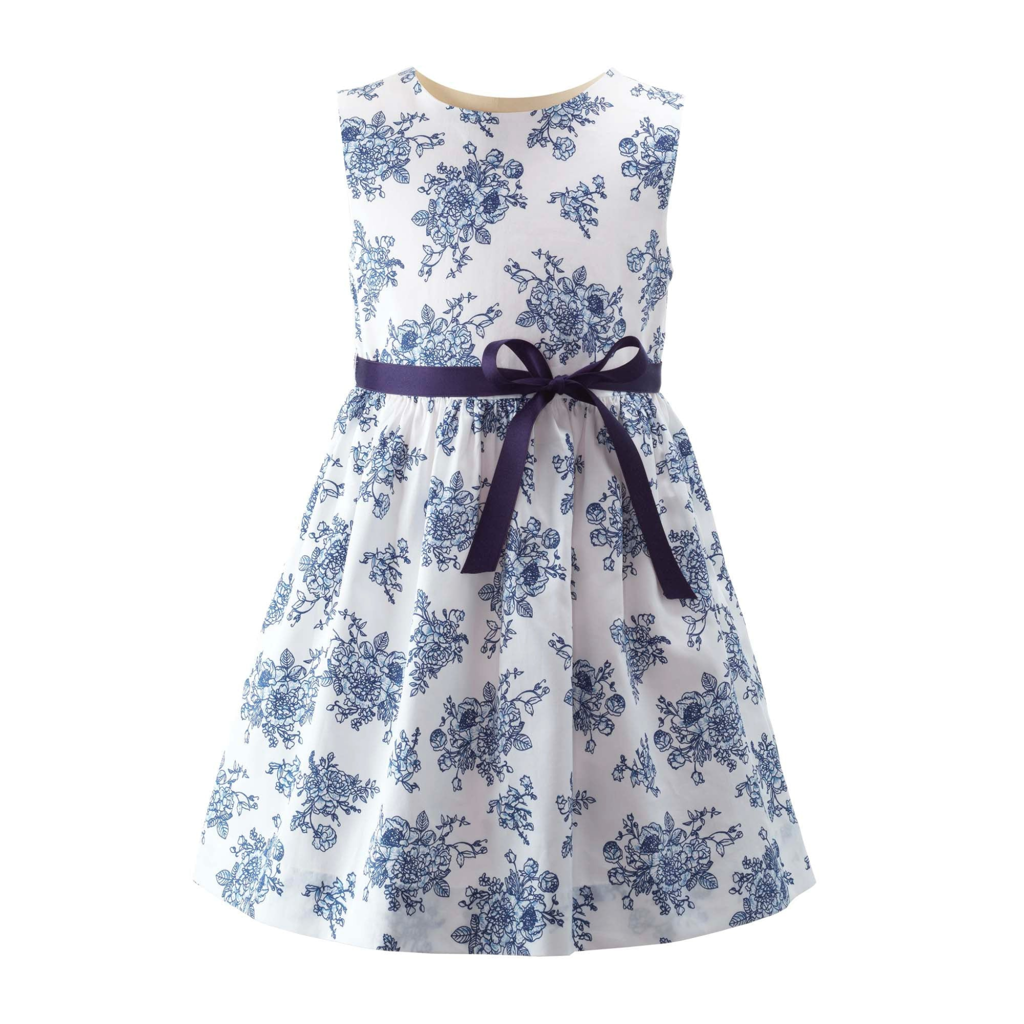Floral Toile Dress 7Y Floral Toile Dress 7Y