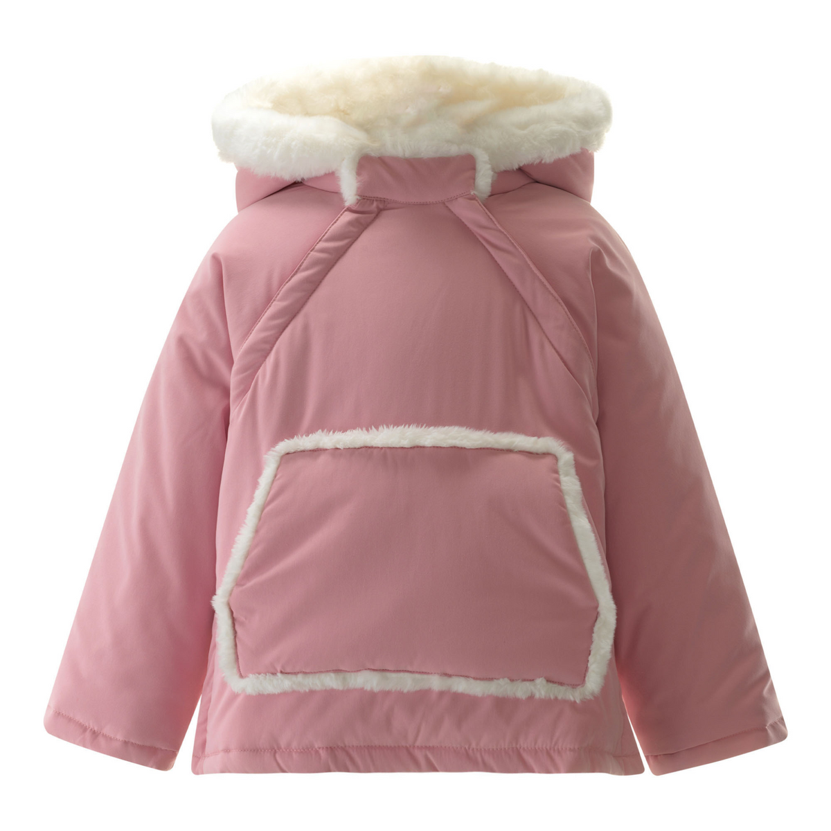 Proper Peony - Marae Coats - Girls Faux Fur Trimmed Muff - Cream / Green / Pink / Blue / Red