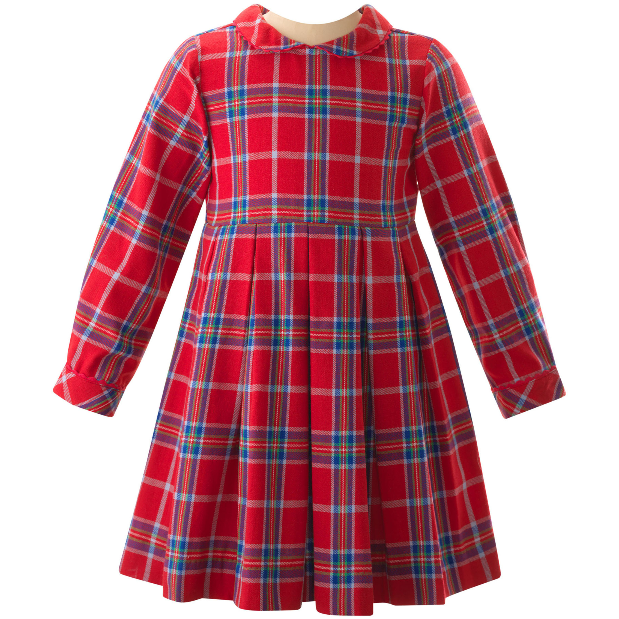 Red tartan dress baby sales