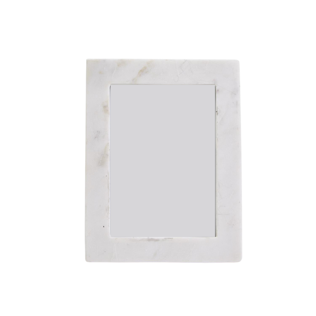Trident White Marble 5" x 7" Photo Frame - The Well Appointed House