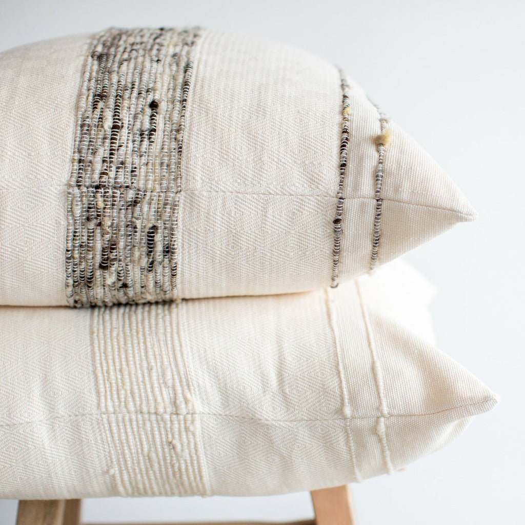 Bogota Pillow in Ivory - THE WELL APPOINTED HOUSE
