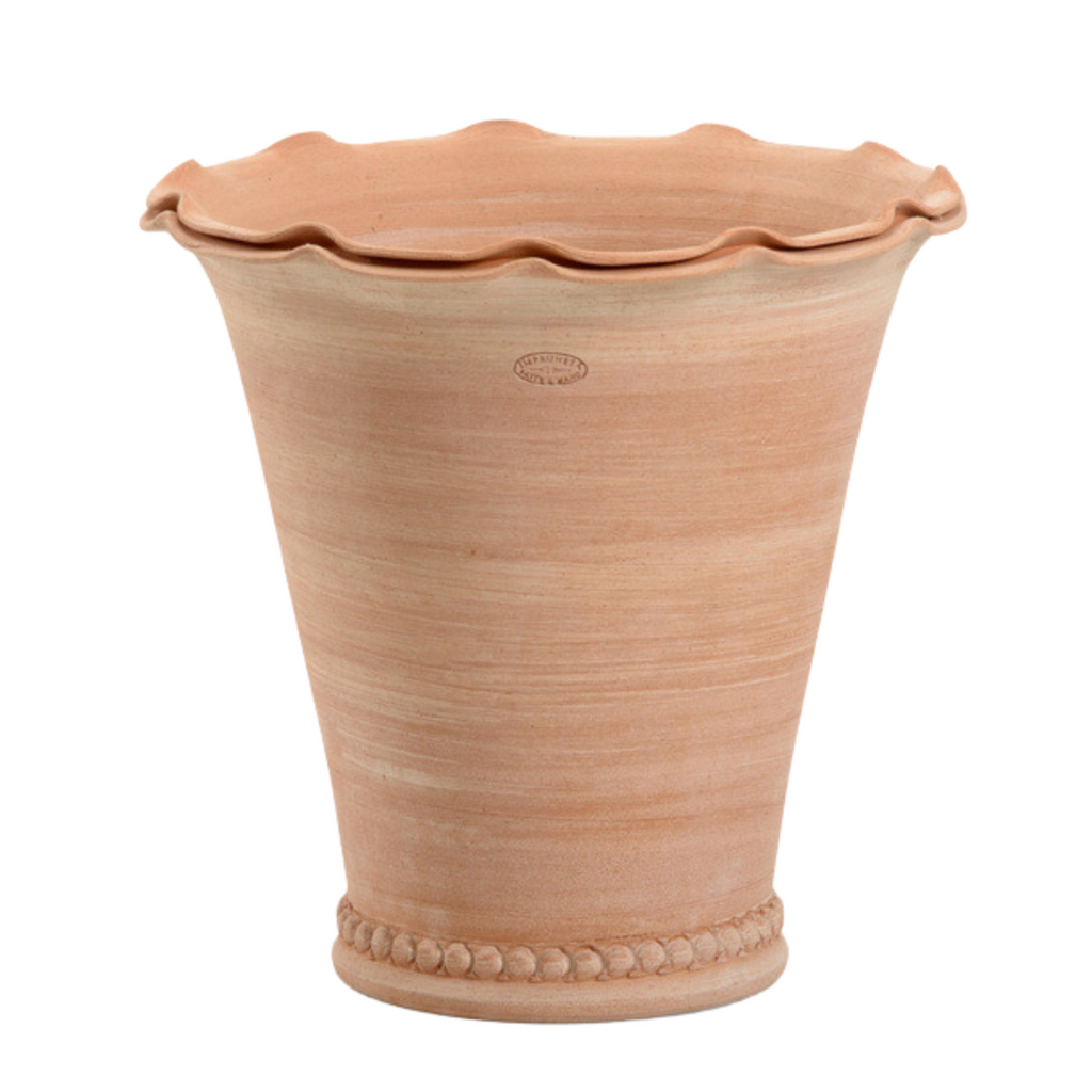 Natural Impruneta Fluted Pot - The Well Appointed House