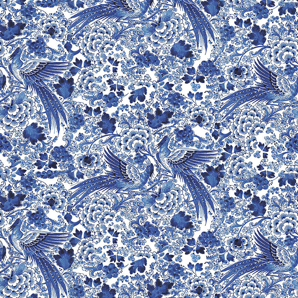 Inspiration Fabric in Blue & White - The Well Appointed House