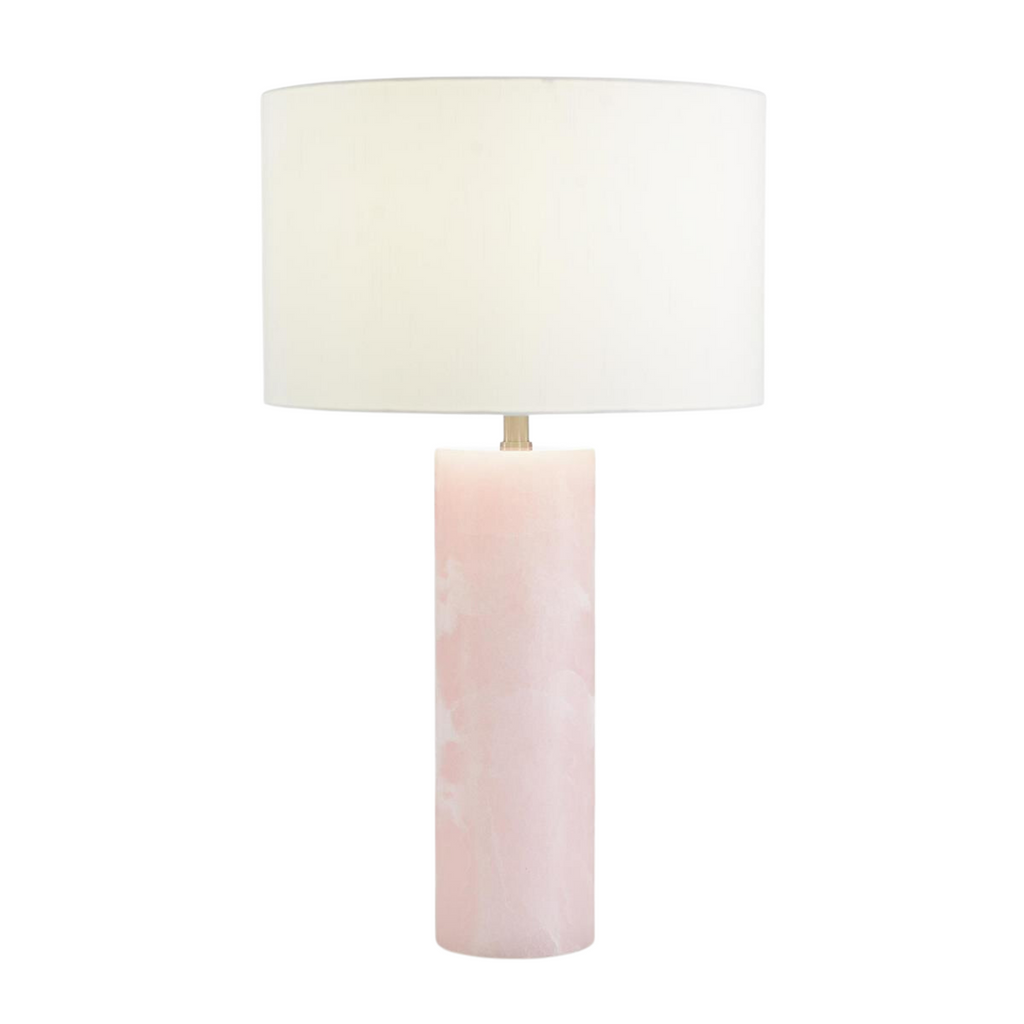 Aphrodite Pink Marble Table Lamp - The Well Appointed House