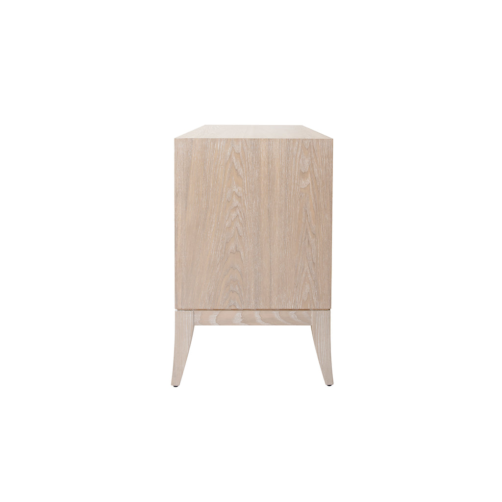 Kenna Side Table in Cerused Oak - Side & Accent Tables - The Well Appointed House