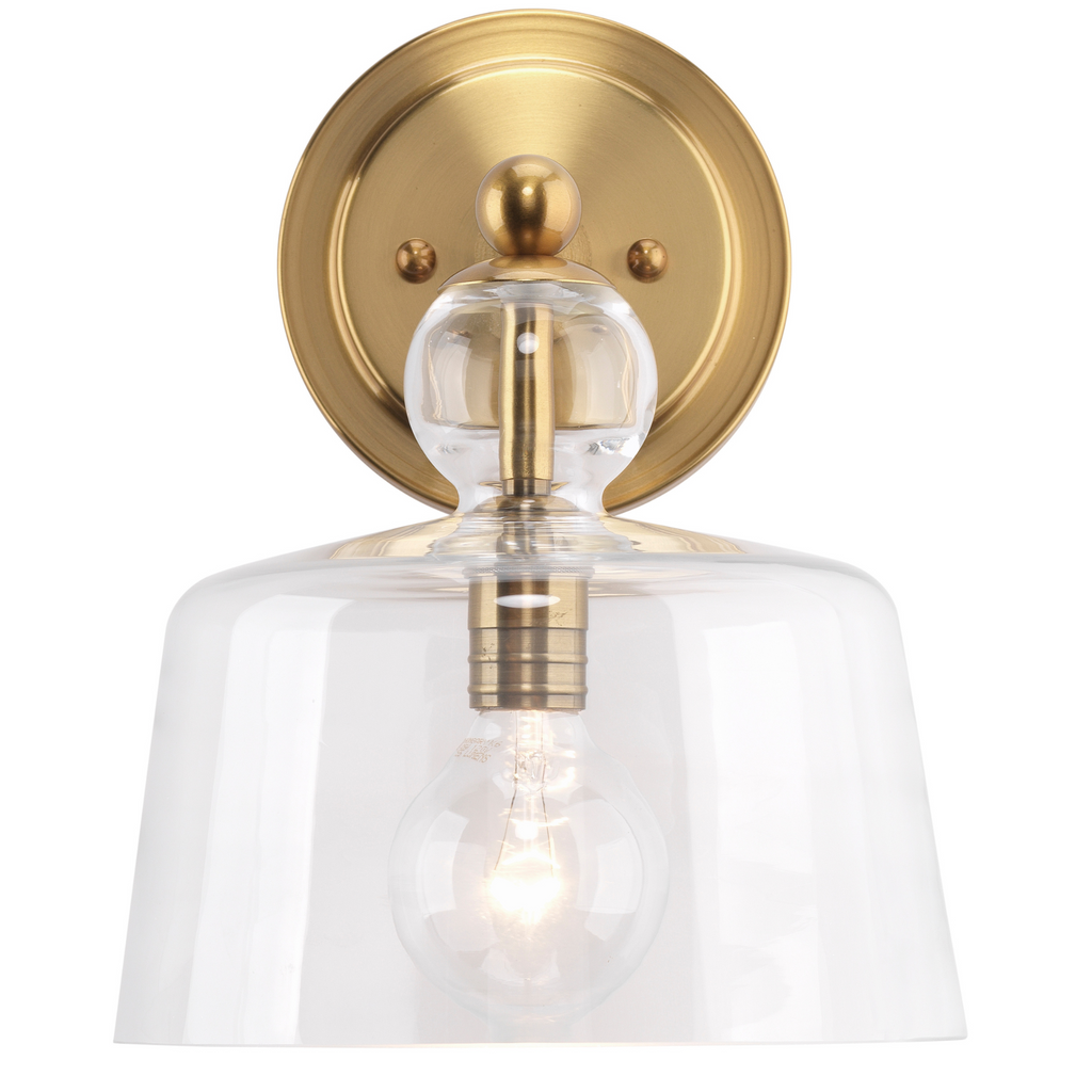 Brass Hudson Wall Sconce - The Well Appointed House