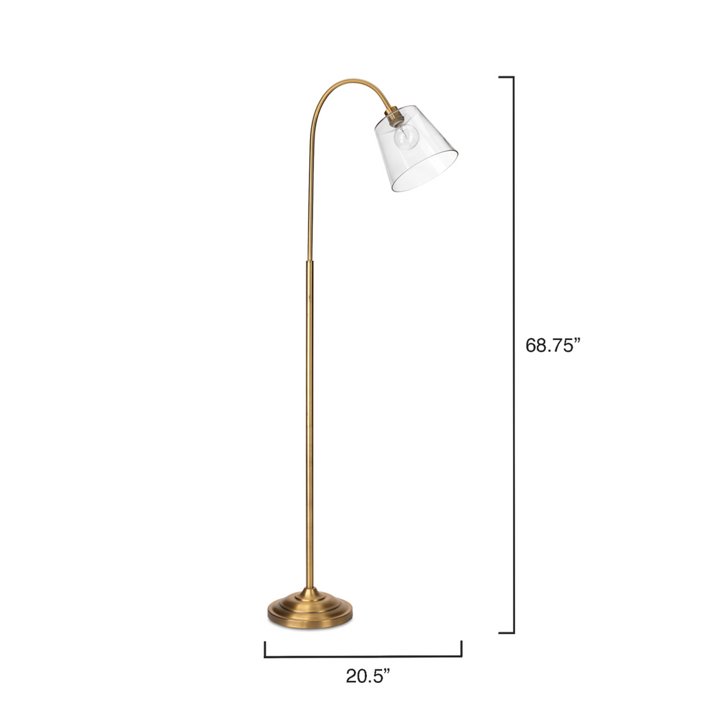 Swan Floor Lamp - The Well Appointed House