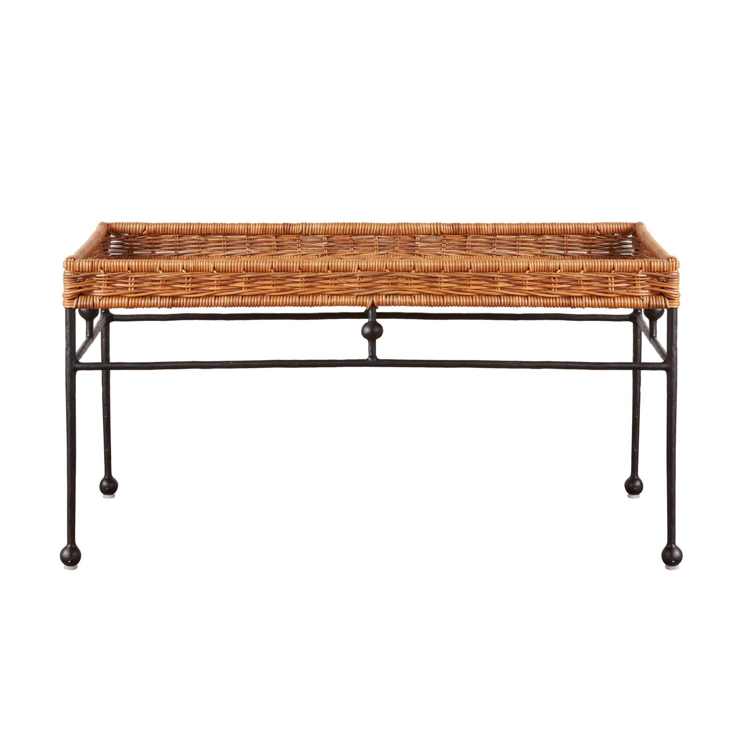 Lacoste Indoor/Outdoor Wicker Coffee Table – The Well Appointed House