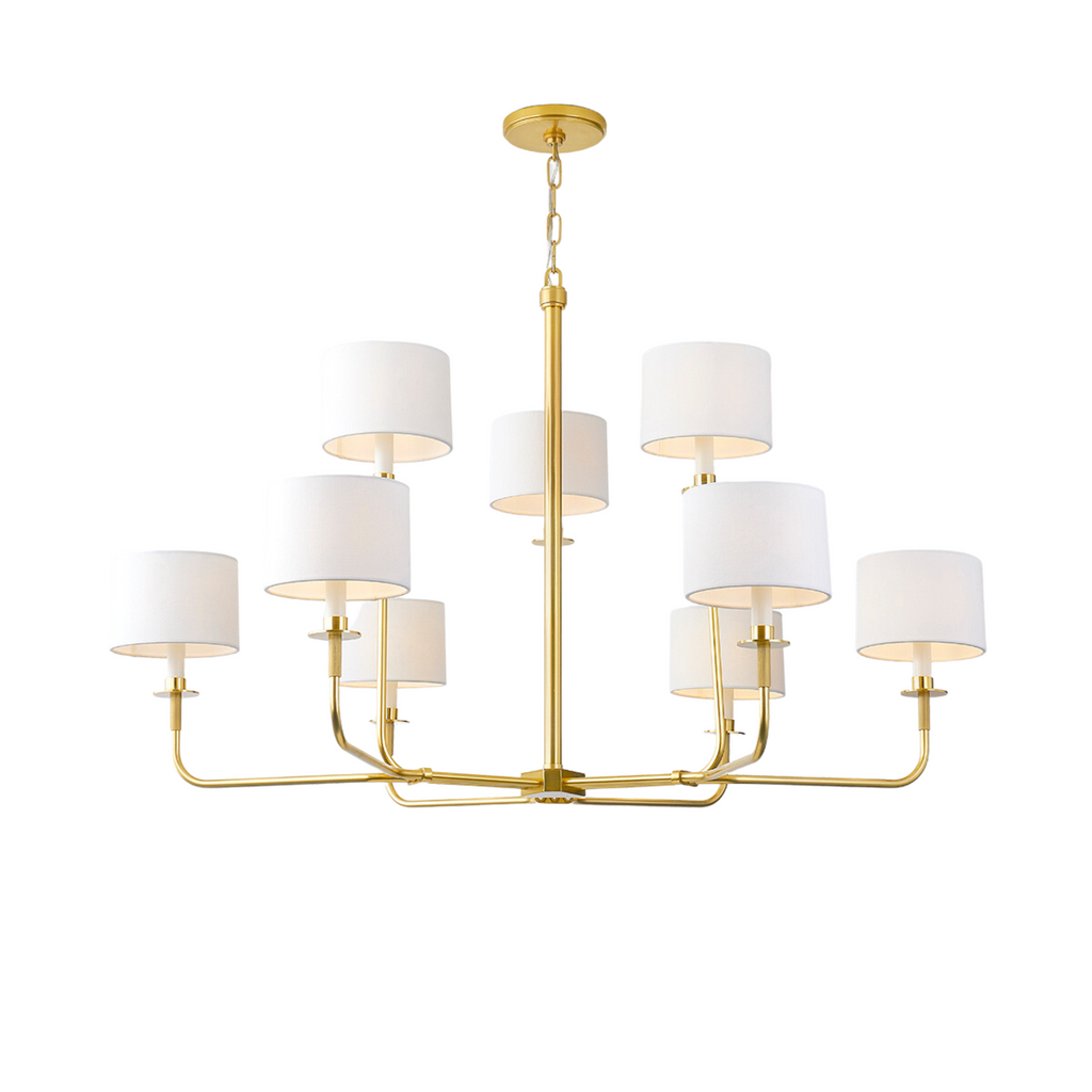 Large Paramus Eight Lamp Chandelier - The Well Appointed House