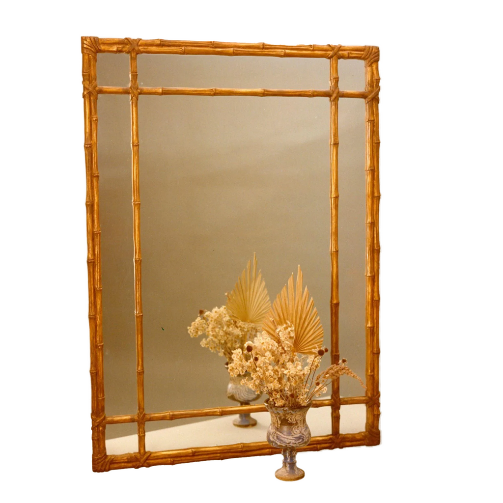 Lashed Bamboo Wall Mirror - Wall Mirrors - The Well Appointed House