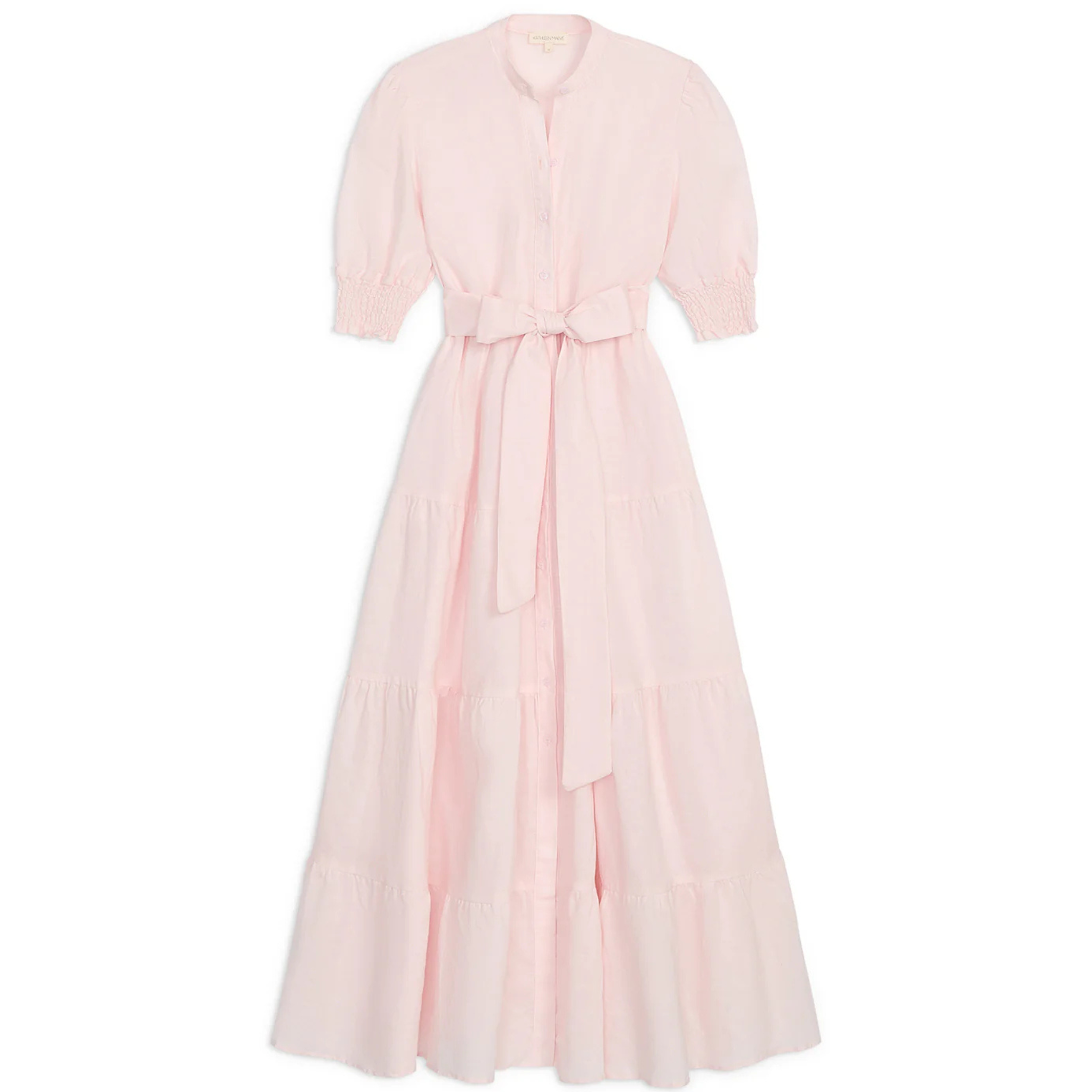 ballet maxi dress Chaser Saloonn Ballet Slipper Pink Maxi Dress L