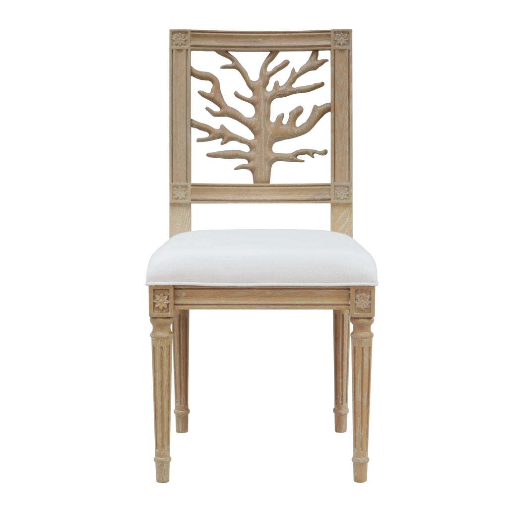 McKay Dining Chair in Cerused Oak - Dining Chairs - The Well Appointed House