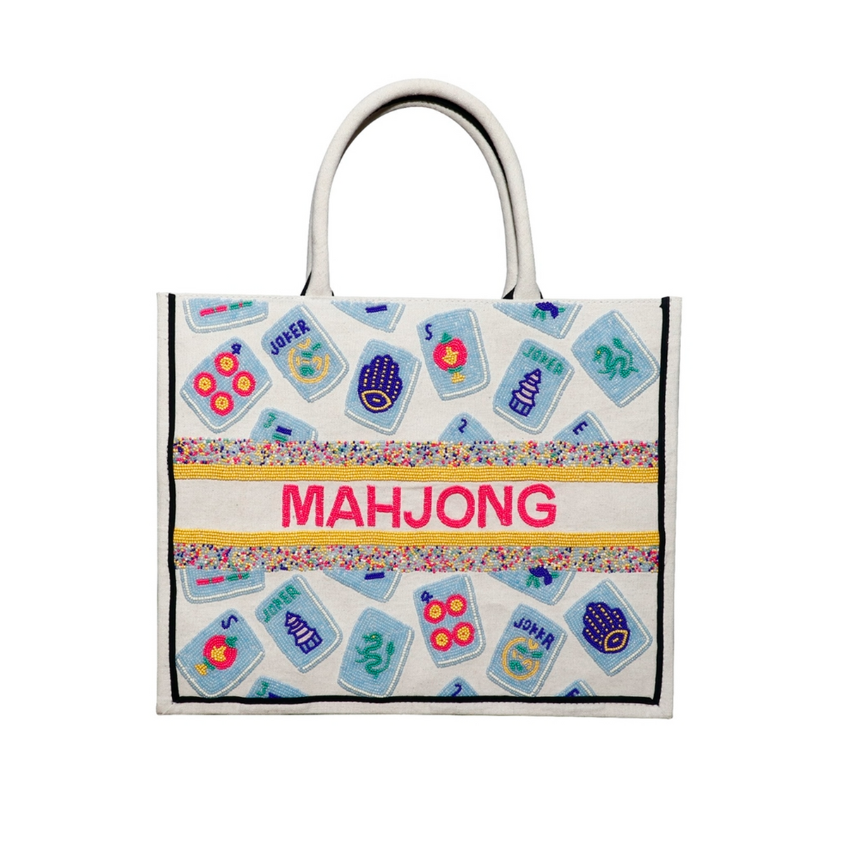 Multi-Color Mahjong Tote – The Well Appointed House
