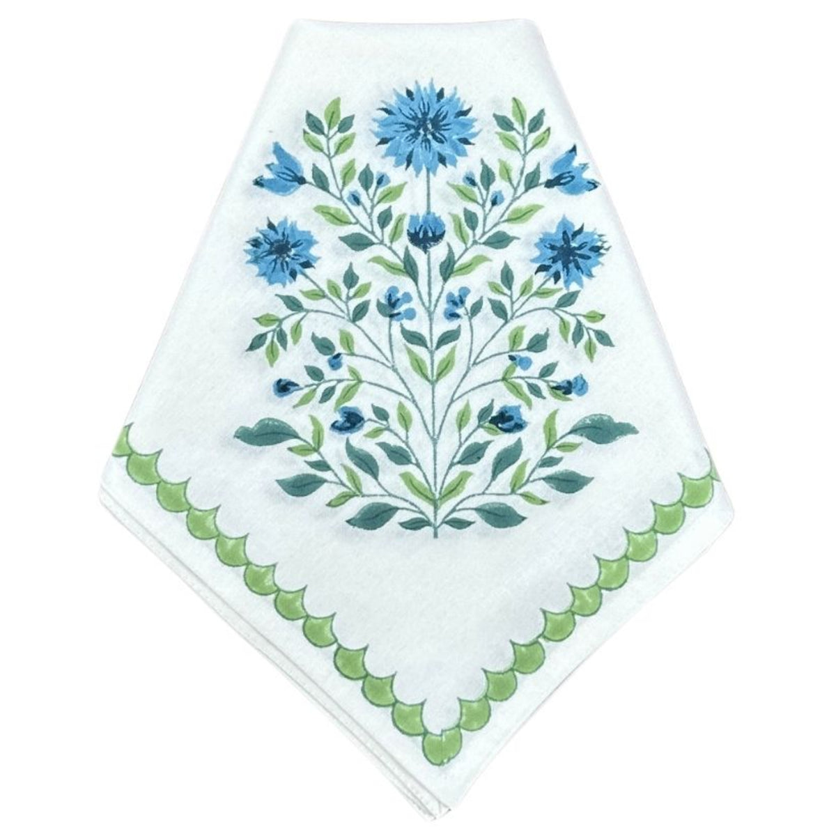 Motif Flower Napkin in Blue (Set of 4) – The Well Appointed House