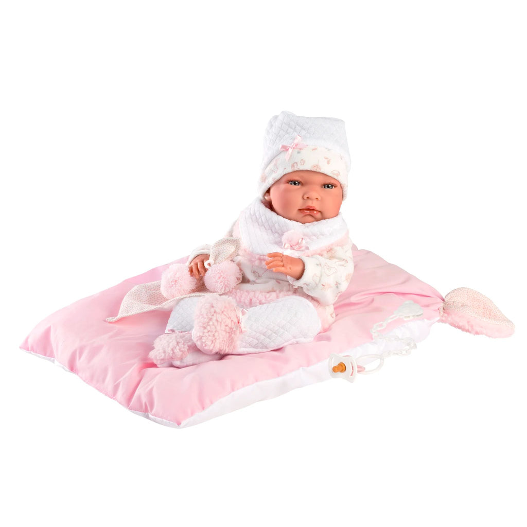 Newborn Doll Adeline with Cushion-The Well Appointed House