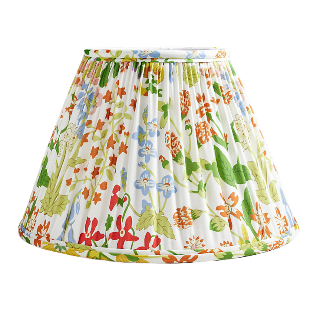 Nymph Floral Pleated Shade - The Well Appointed House