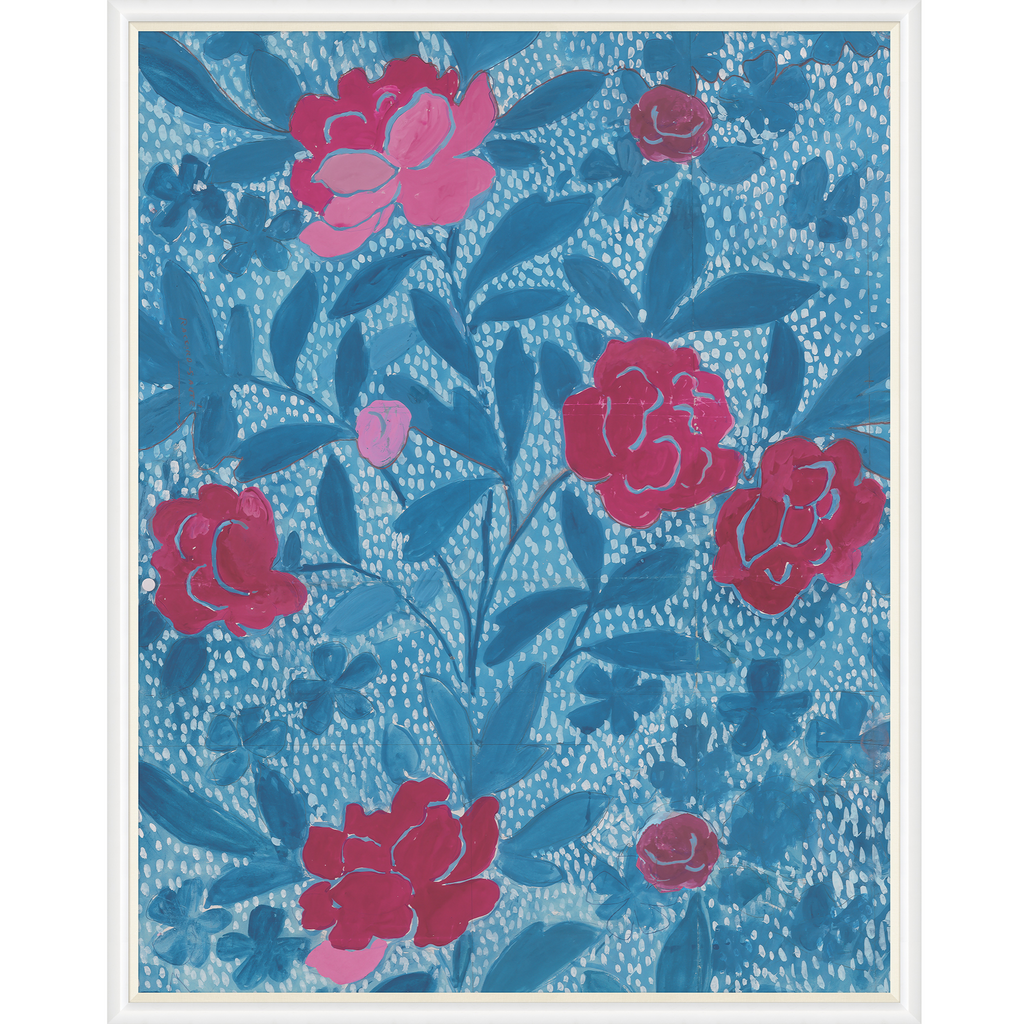 Paule Marrot, Floral Blue- The Well Appointed House