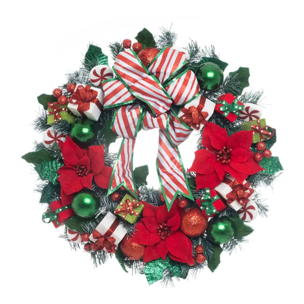 Peppermint Palace Wreath-The Well Appointed House