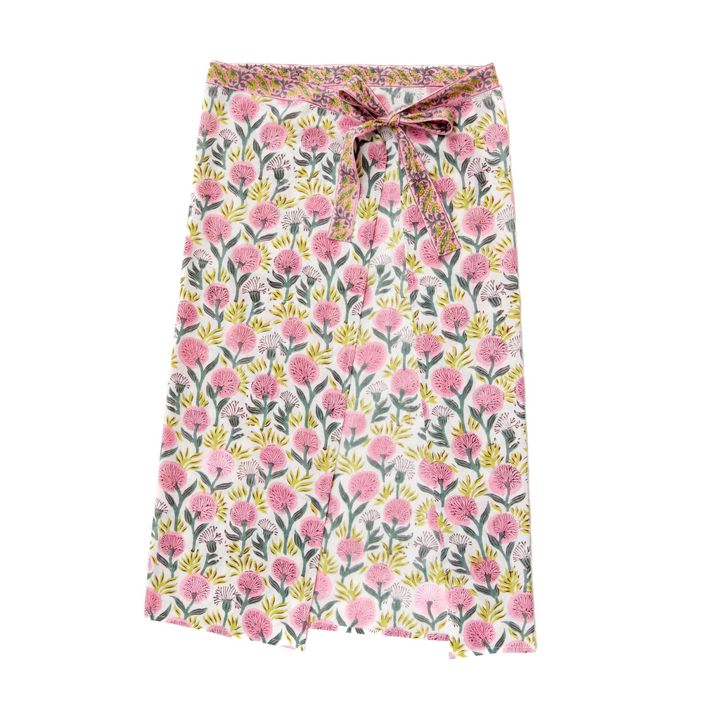 Pink Poppy Sarong, Long - The Well Appointed House