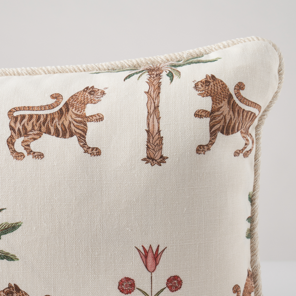 Tiger Palm Throw Pillow - The Well Appointed House