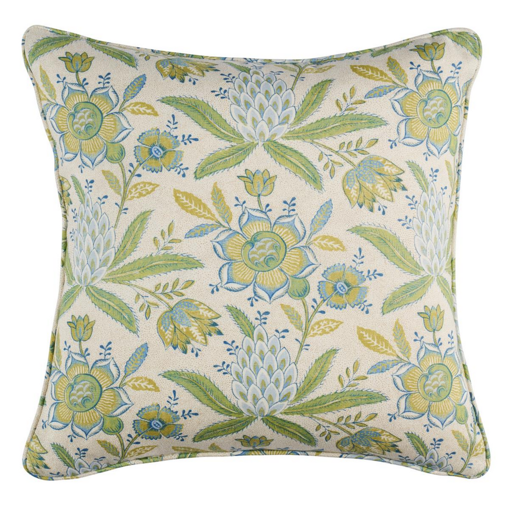 Lafayette Moss Botanical Linen Throw Pillow - The Well Appointed House