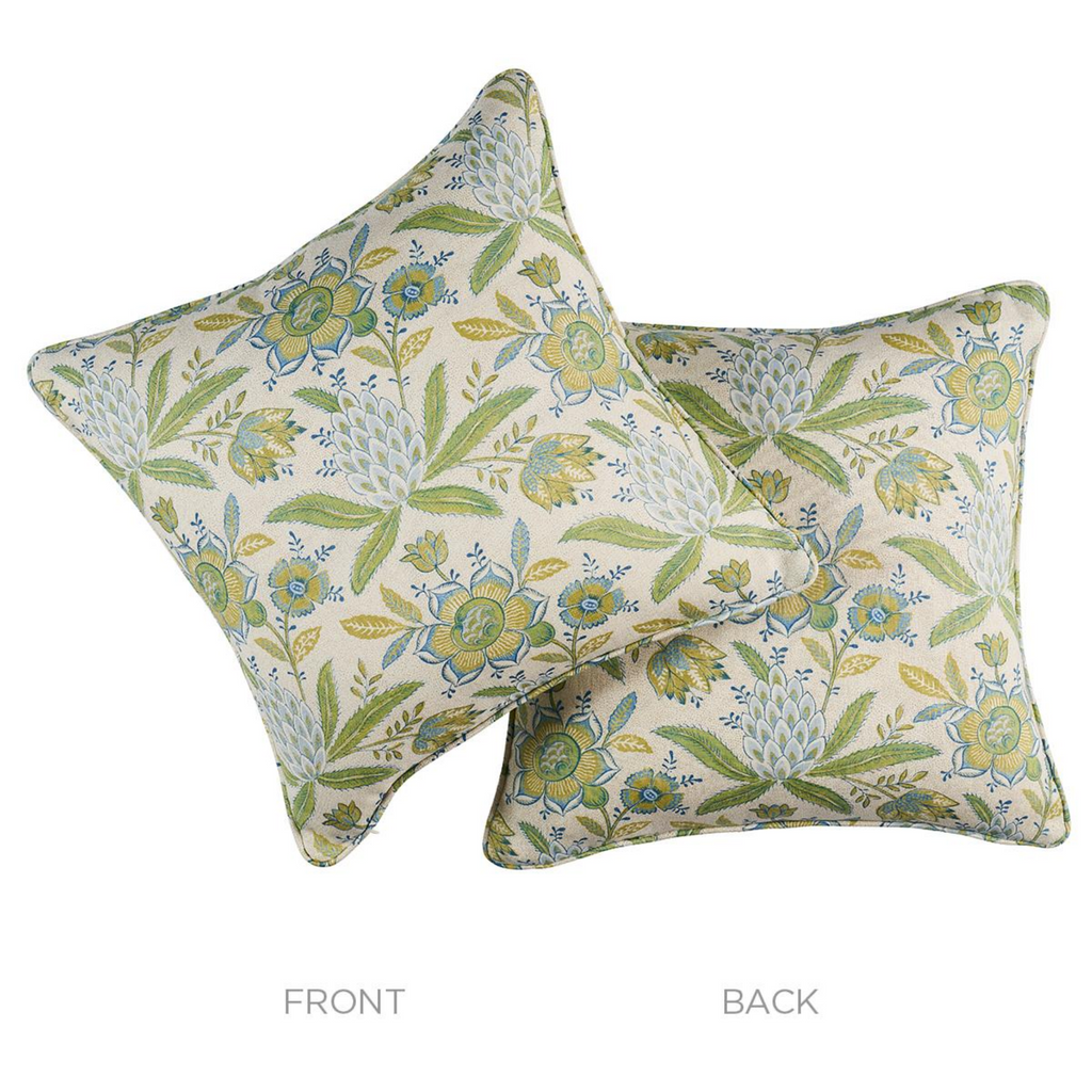 Lafayette Moss Botanical Linen Throw Pillow - The Well Appointed House