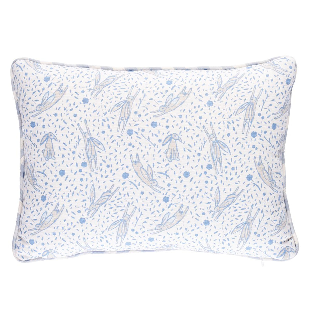 Rabbit Pillow in Blue - The Well Appointed House
