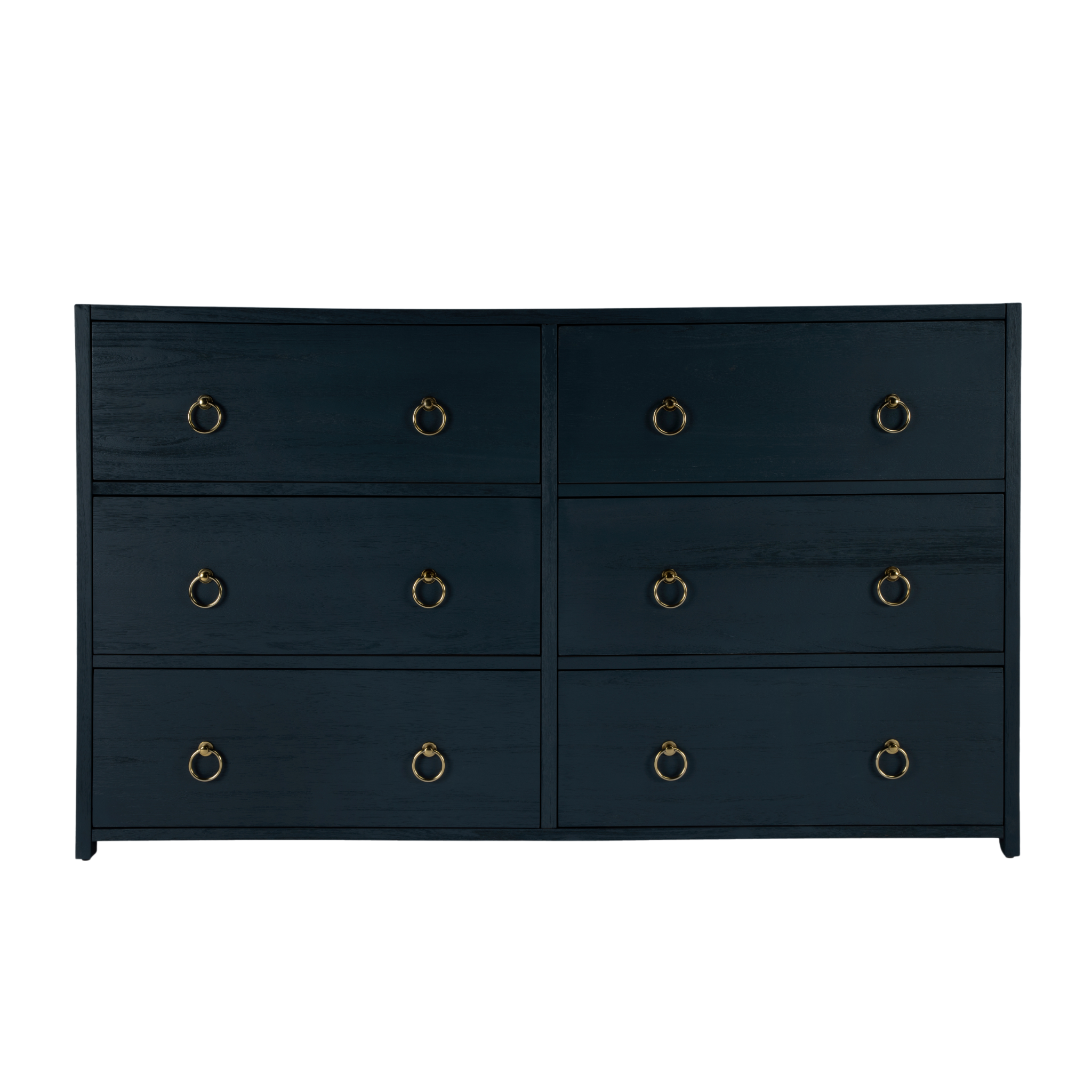 Butler Specialty Lark 6 Drawer Dresser, Navy Blue
