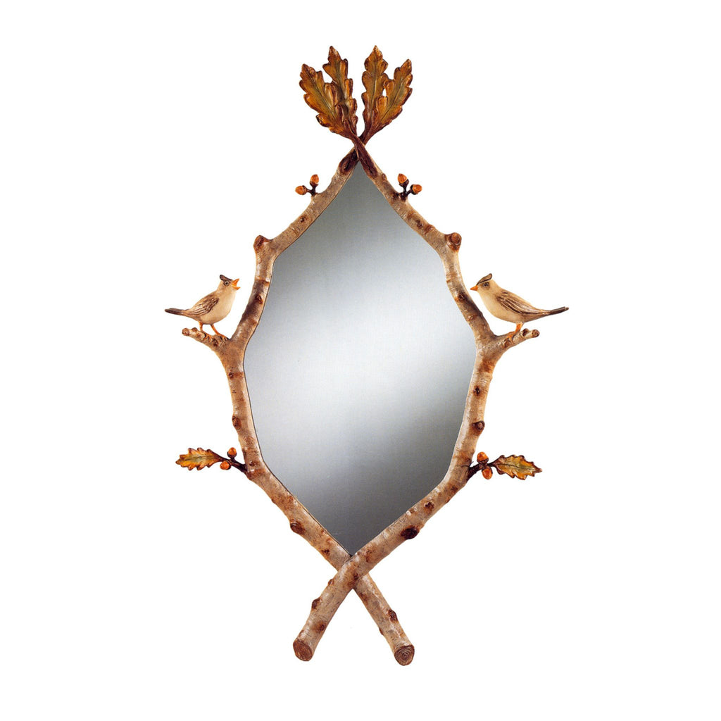 Songbirds Mirror Available in Two Finishes-The Well Appointed House
