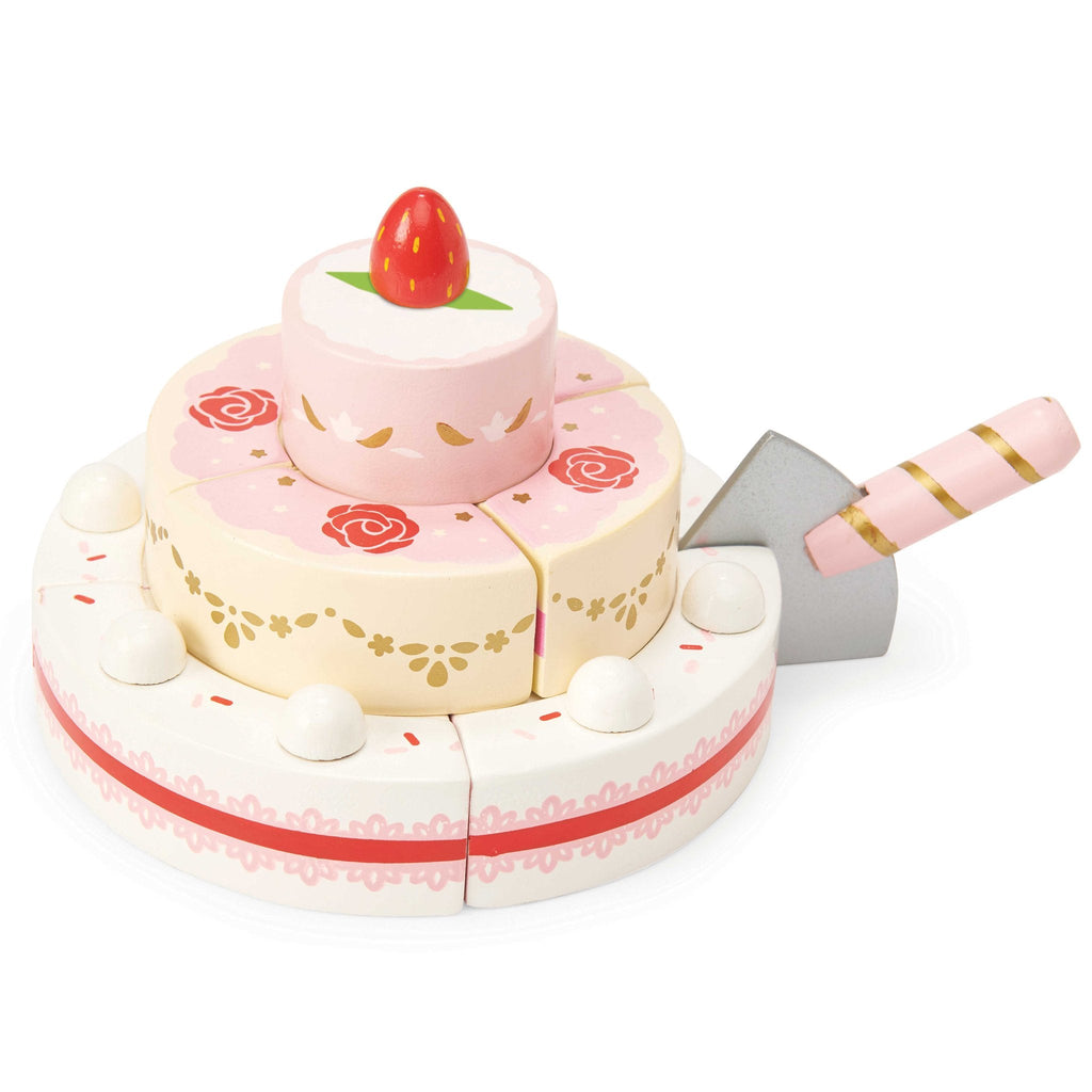 Sliceable Wedding Cake for Pretend Play - The Well Appointed House