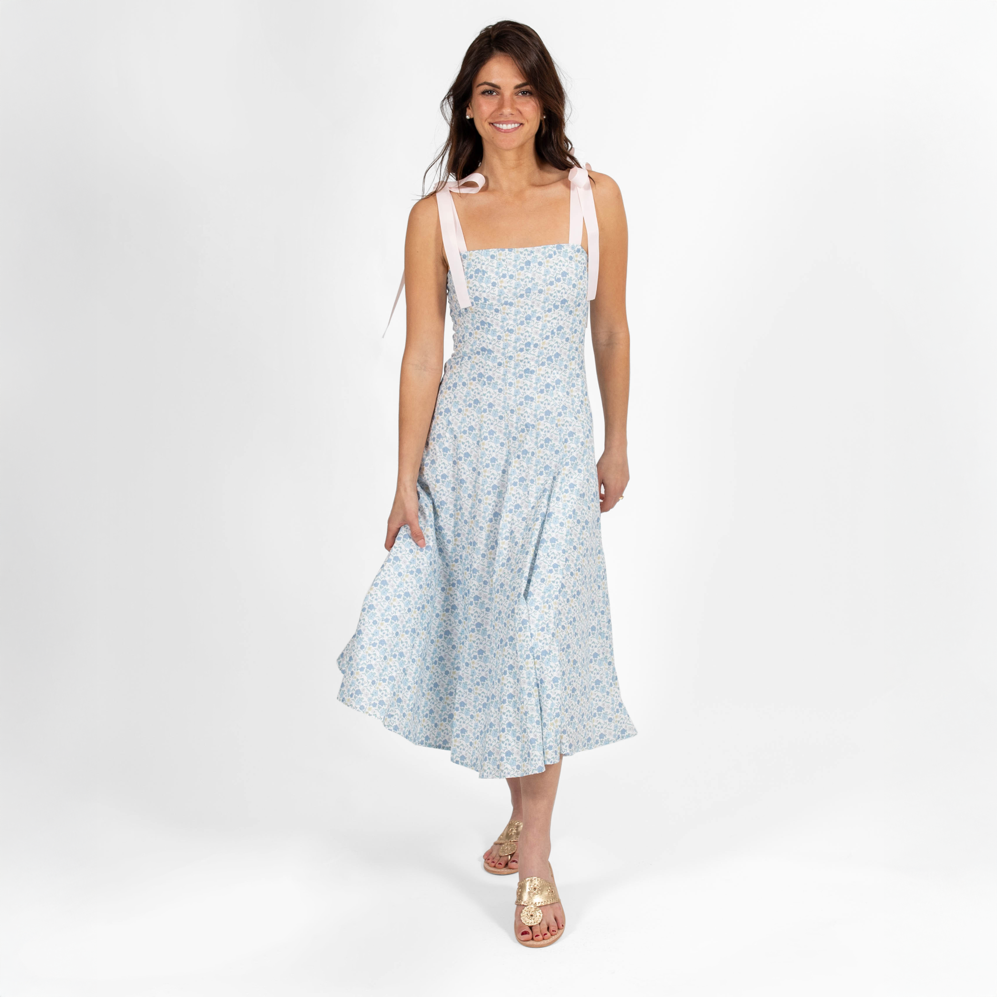 The Gabriella Dress in Pastel Petal XL
