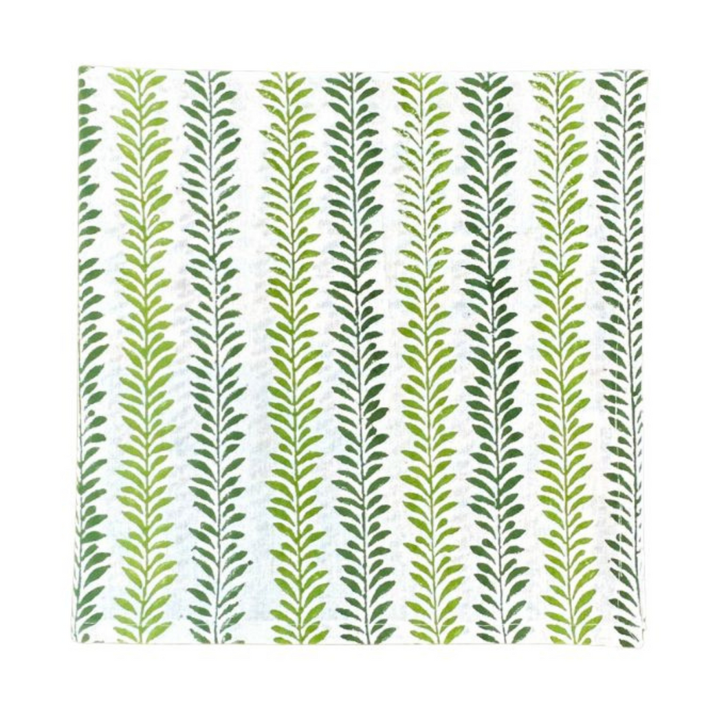 French Country Green Vines - Napkin - The Well Appointed House