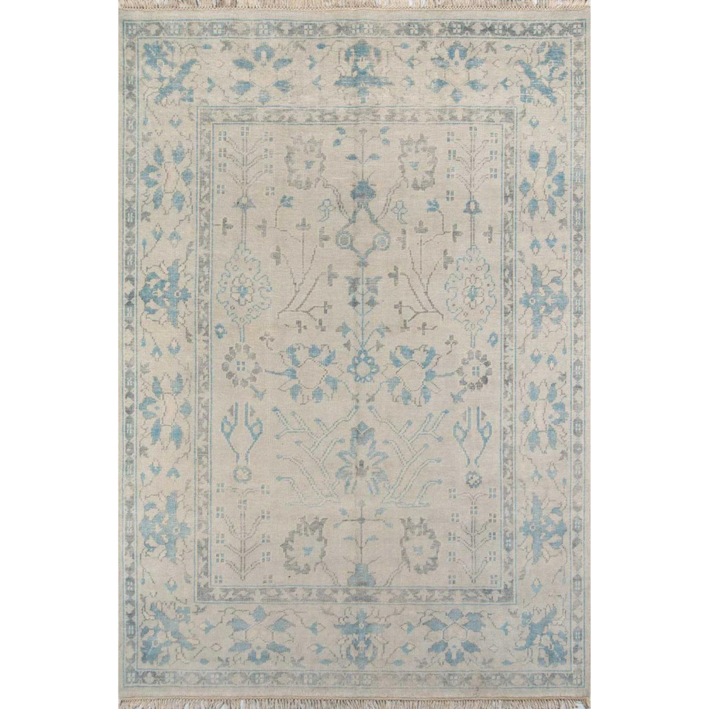 Concord Lowell Ivory Hand Knotted Wool Area Rug - The Well Appointed House