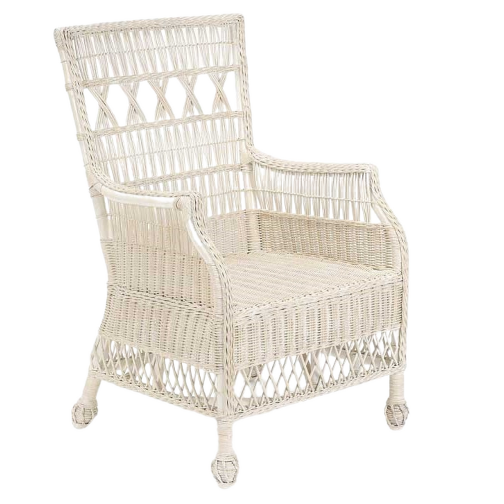 Vineyards Arbor Wicker Chair - Set of 2 - The Well Appointed House