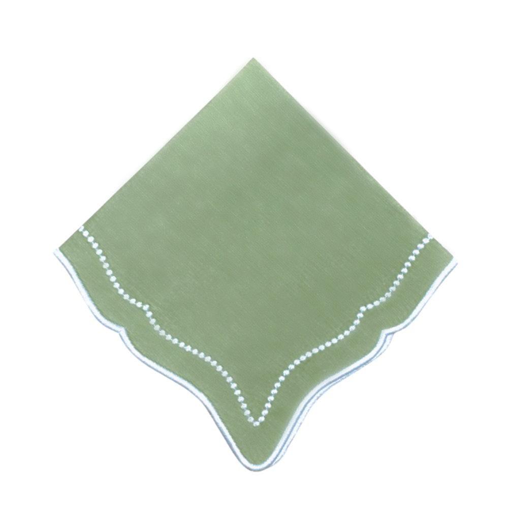 Waverly Napkin in Sage, Set of 4 - The Well Appointed House