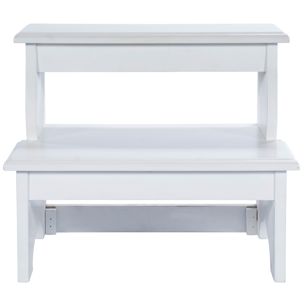 White Step Stool - The Well Appointed House
