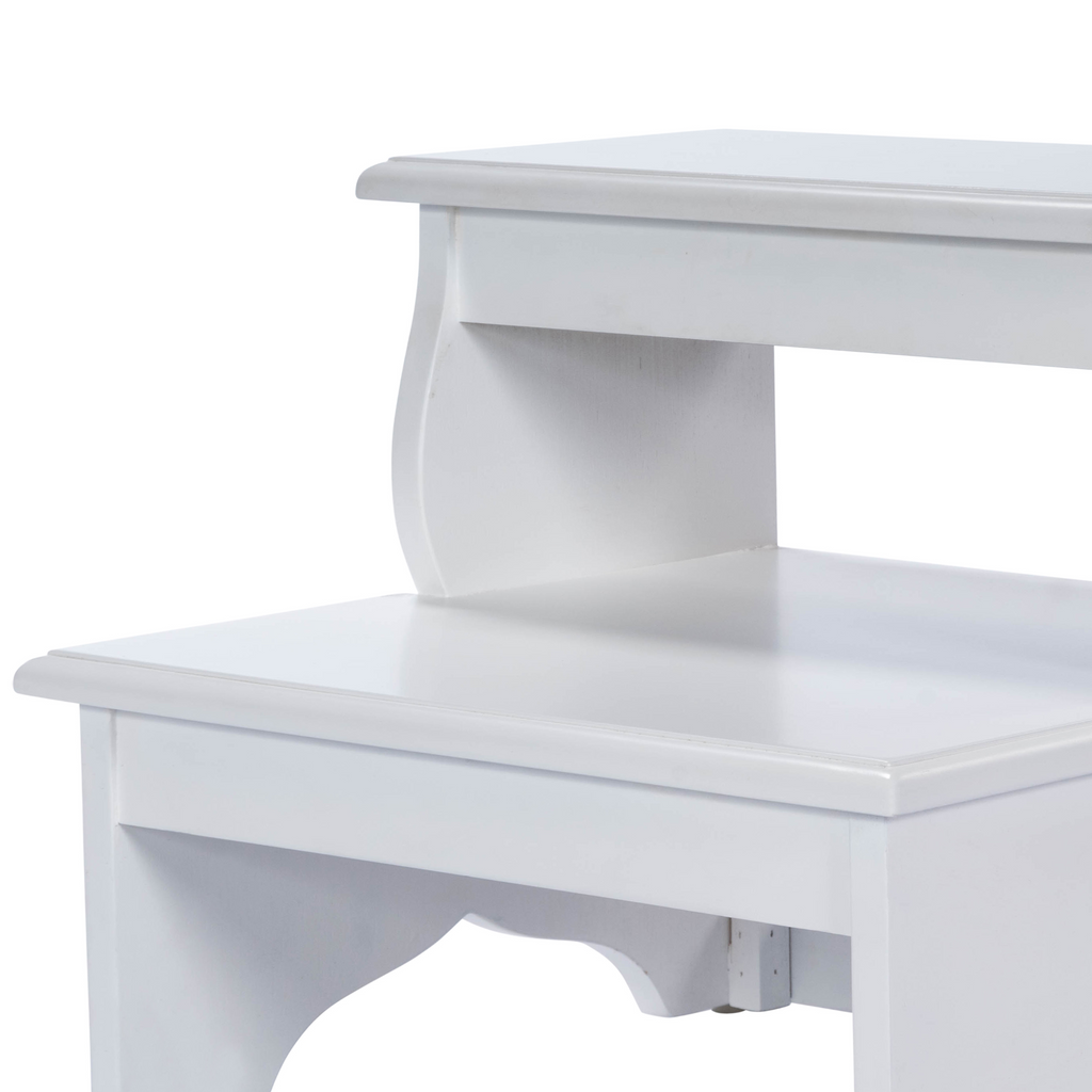White Step Stool - The Well Appointed House
