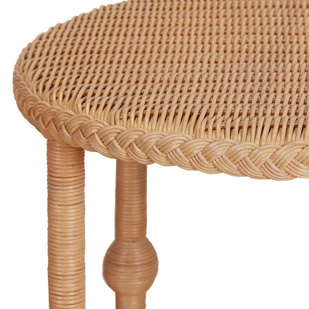 Wicker Lucas Drinks Table - Side & Accent Tables - The Well Appointed House