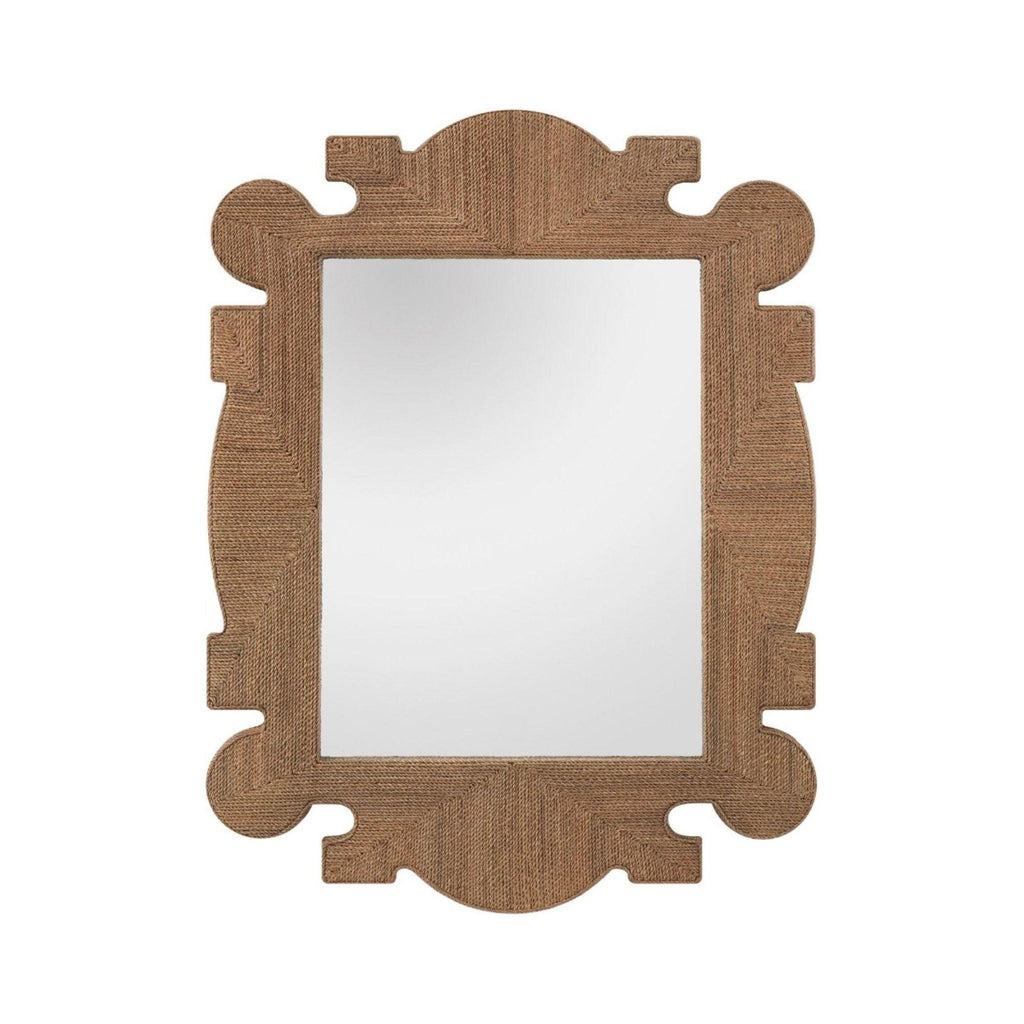 Abaca Wrapped Mowgli Wall Mirror - Wall Mirrors - The Well Appointed House