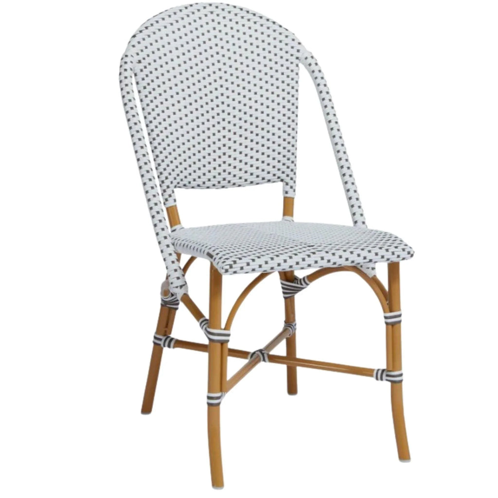 AluRattan™ Bistro Style Side Chair - Available in Seven Colors - Outdoor Dining Tables & Chairs - The Well Appointed House