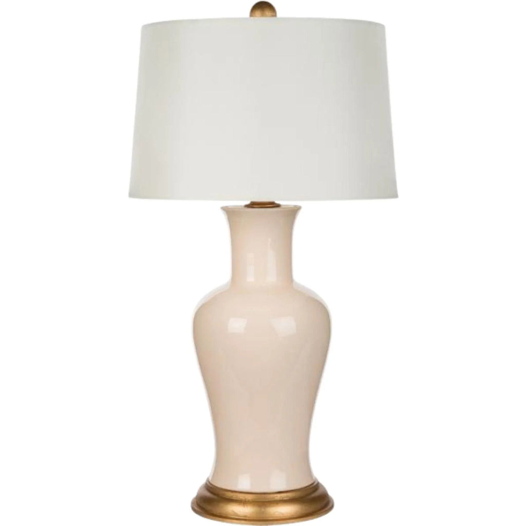 Amelie Pink Porcelain Table Lamp - Table Lamps - The Well Appointed House