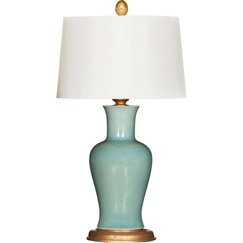 Amelie Verde Table Lamp with Shade - Table Lamps - The Well Appointed House