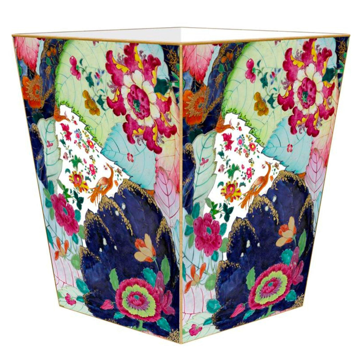 tobacco leaf basket Ancient Tobacco Leaf Wastepaper Basket and Optional Tissue Box Cover