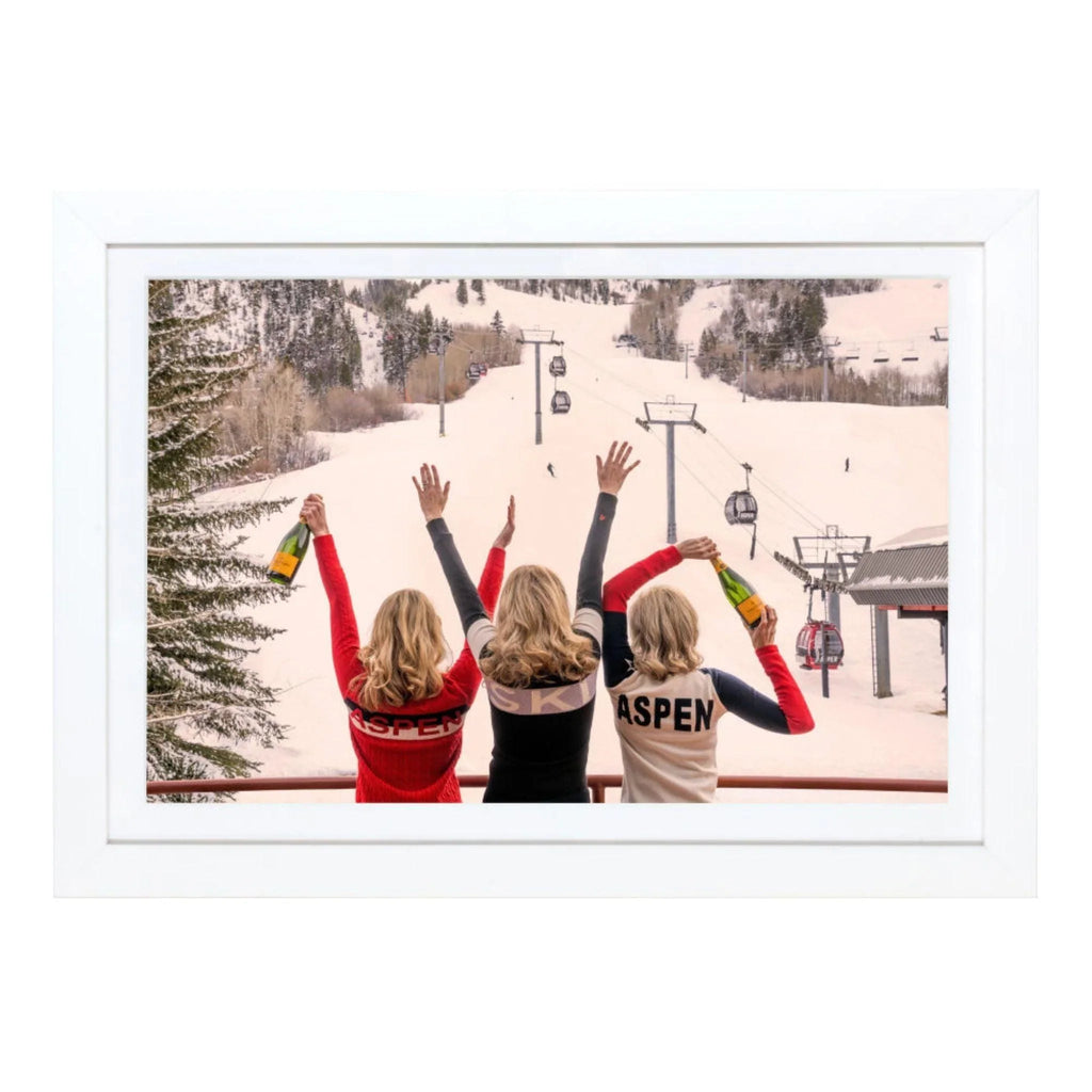 Après Champagne, Aspen Mini Framed Print by Gray Malin - Photography - The Well Appointed House