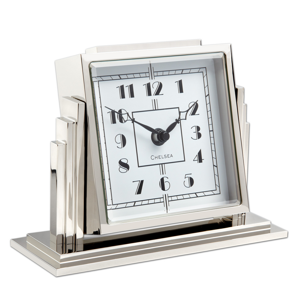 Athena Clock With White Dial - The Well Appointed House