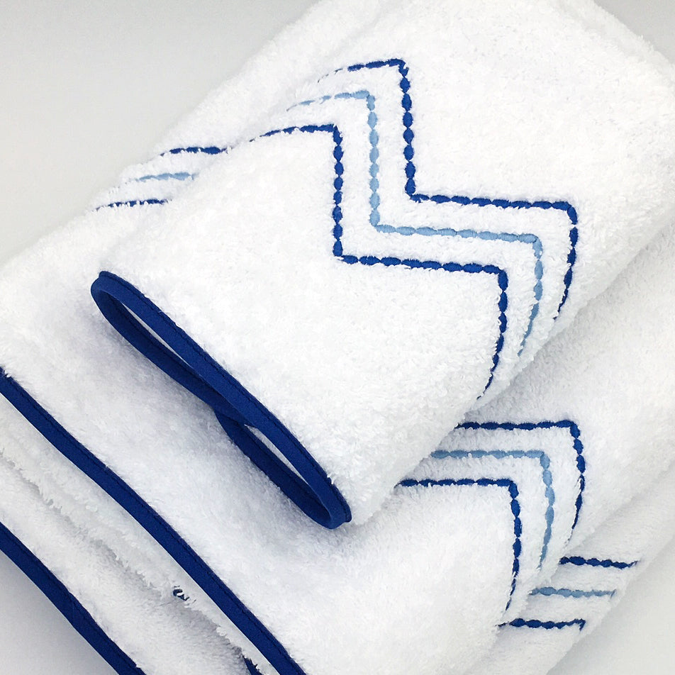 Zig Zag Pearls Towel Collection - Well Appointed House