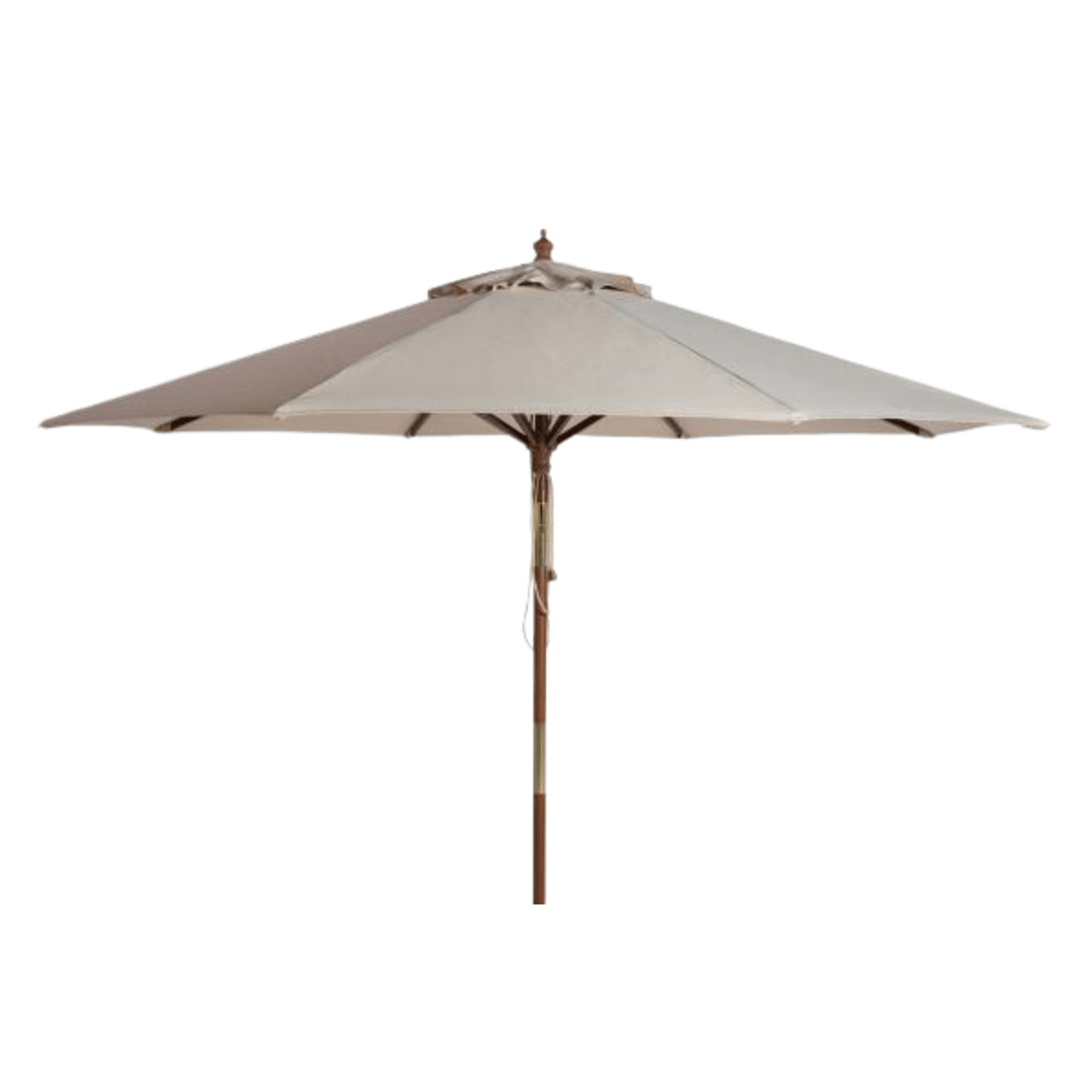 9 ft wooden patio umbrella Safavieh Bethany 9Ft Wooden Umbrella